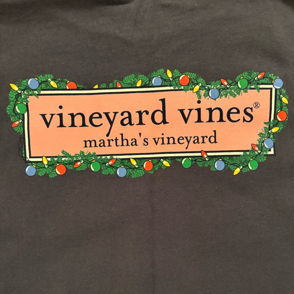 🎅🏻 Boys Vineyard Vines Navy L/S Pocket Tee 🎅🏻